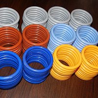 Кольца из пластика