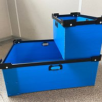 Ящики из сотового полипропилена